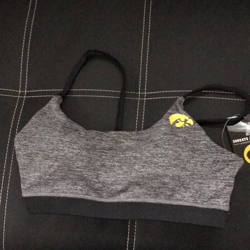 Iowa Hawkeye sports bra